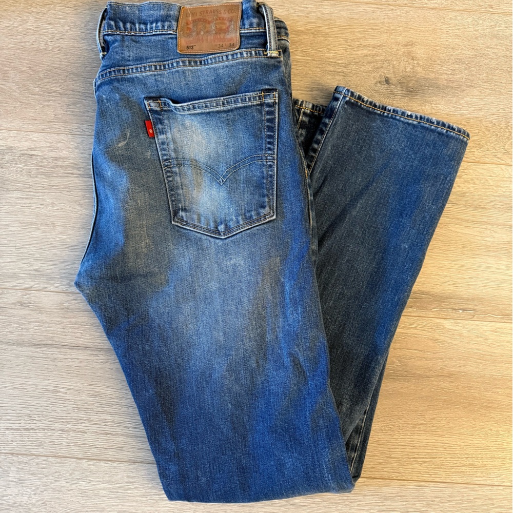 Levi's 513 Blue Faded Men’s Jeans
